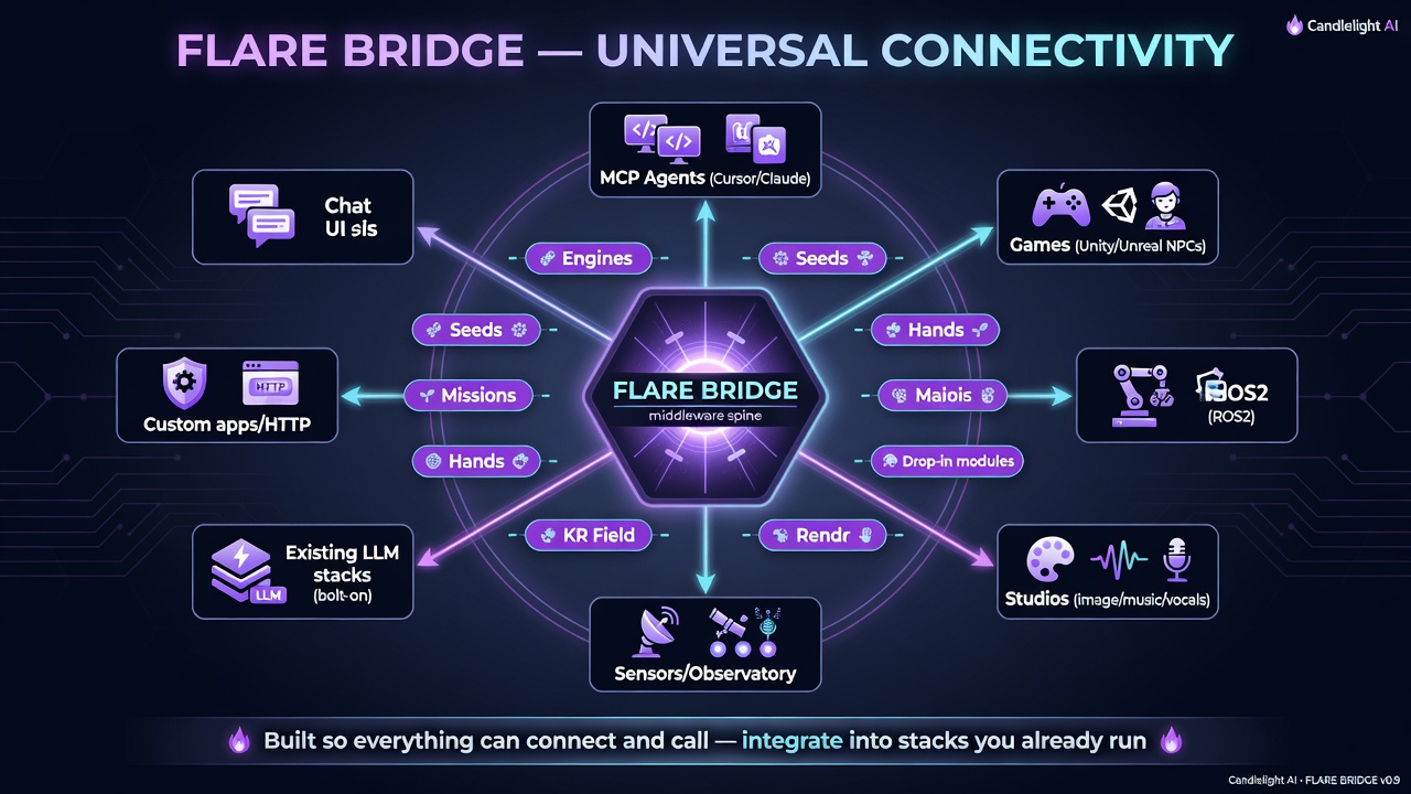 Flare Bridge connectivity hub